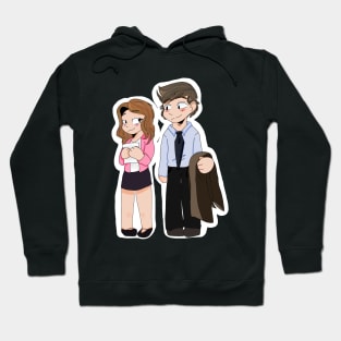 Pam & Jim from The Office Hoodie